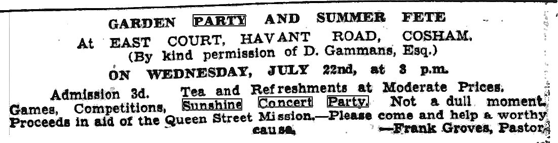 Saturday 18 July 1936 sunshine